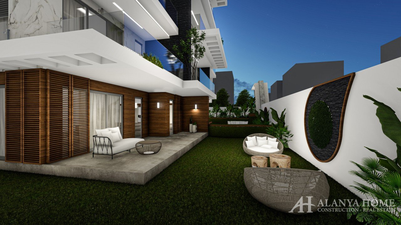 نوفيس بارك كيستل ألانيا أنطاليا تركيا شراء بيع عقار لشقة مفروشة بغرفة نوم واحدة في مخطط تقسيط مشروع 